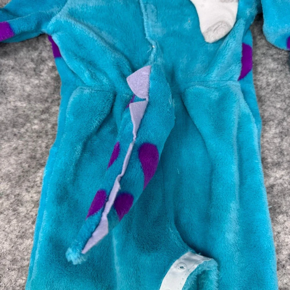 Monsters Inc Sulley Costume Infant 12-18 Months Disney Pixar Blue Fleece